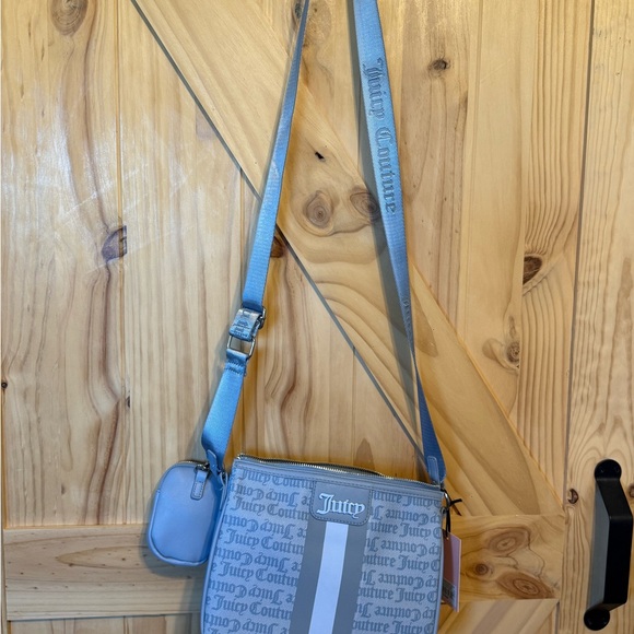 Juicy Couture Silver/Blue and Gray Crossbody Bag - Picture 16 of 16